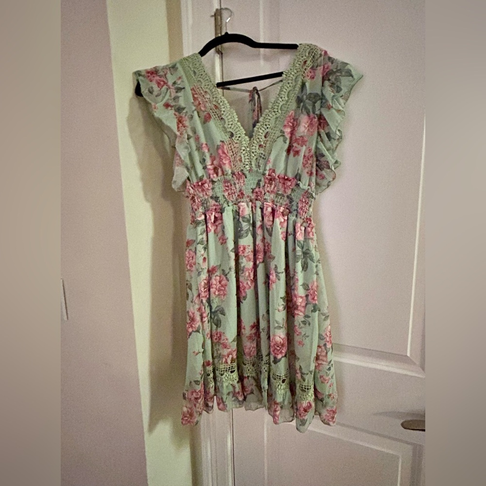 Flowers dress.